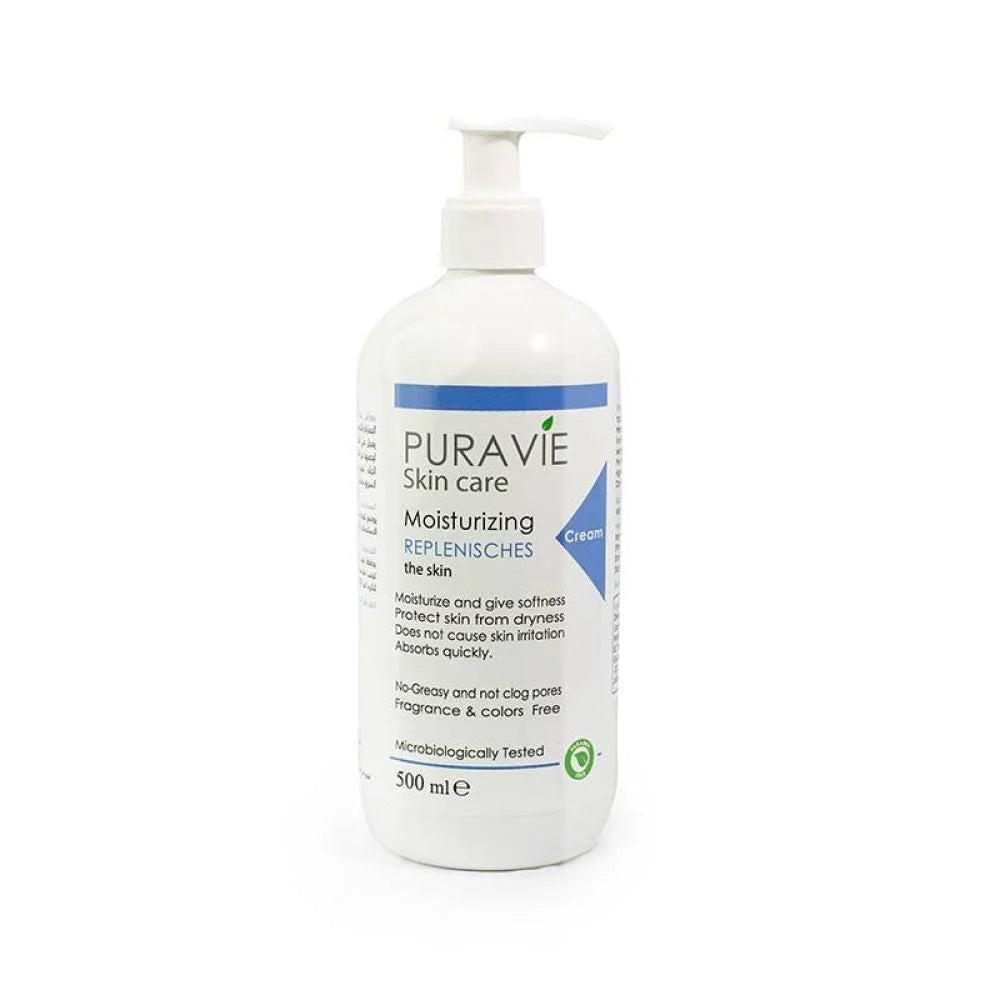 Puravie High Intensity Moisturizing Cream for All Skin Types 500ml