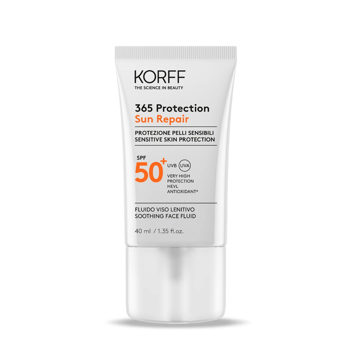 Korff 365 Sun Repair Soothing and Repairing Facial Fluid Spf 50+ 40 Ml