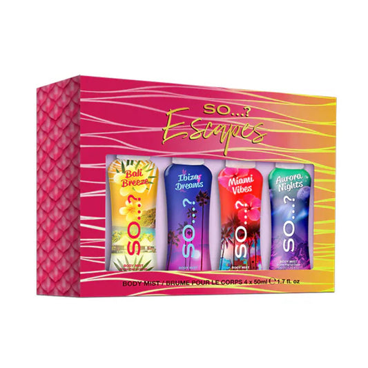 So...? Escapes Body Mist Gift Set 4 X 50ml
