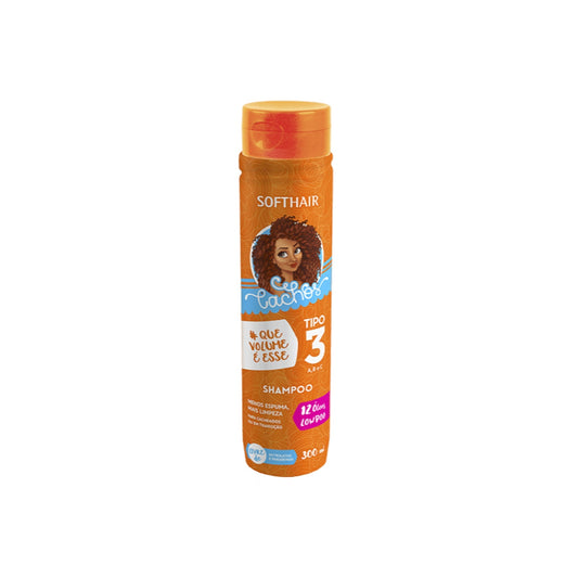 Softhair Shampoo for Curls Type 3 a, B and C 300ml