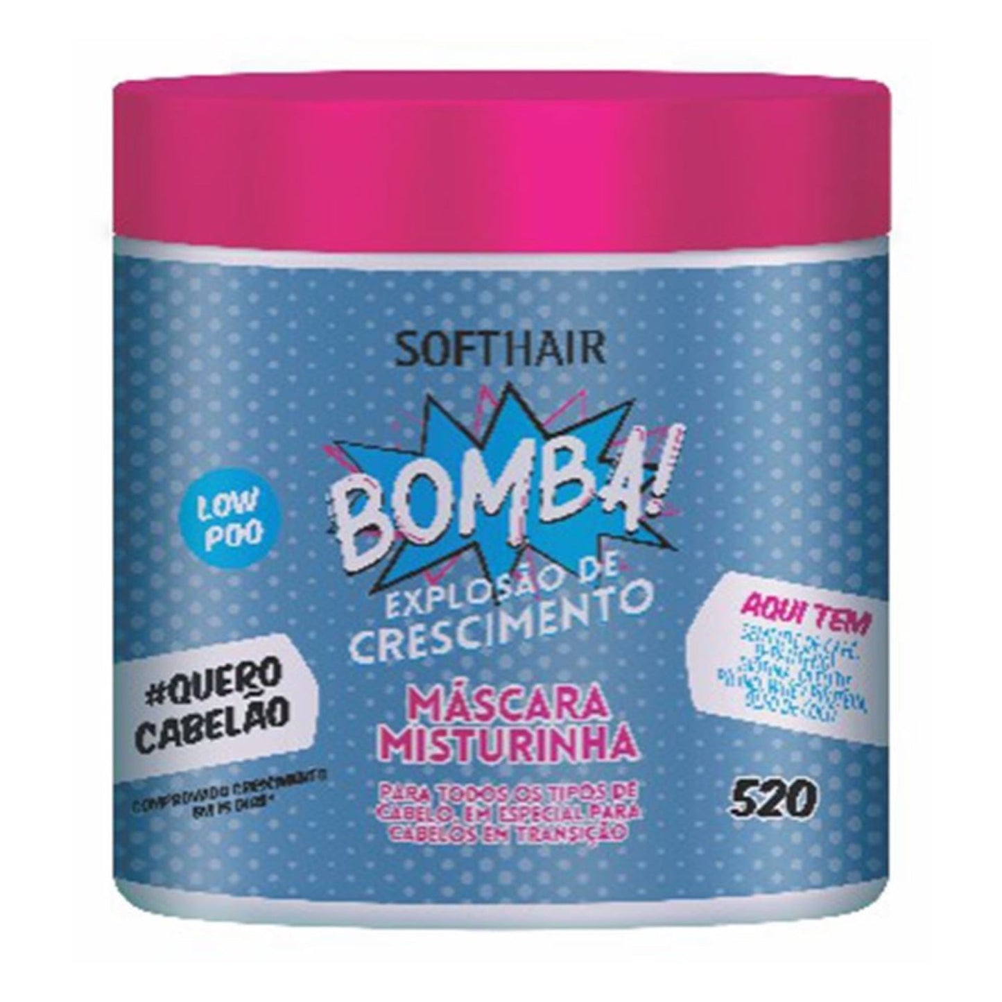 Softhair Growth Explosion Bomb Mask -  520g