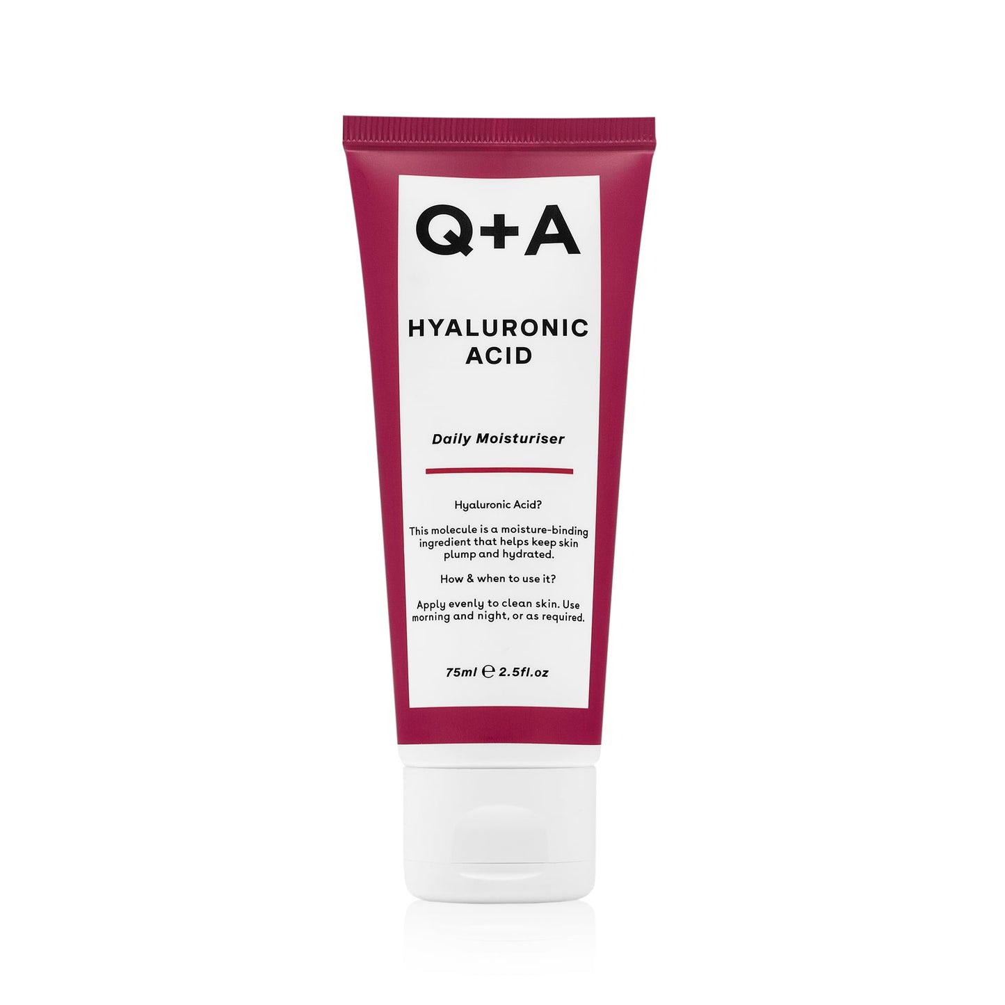 Q+A Hyaluronic Acid Daily Moisturiser 75ml