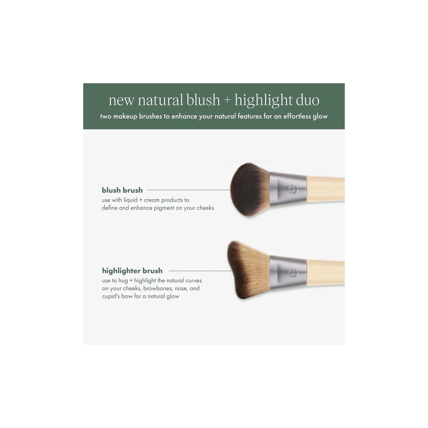 EcoTools New Natural Blush & Highlight Duo, 2 Piece Set