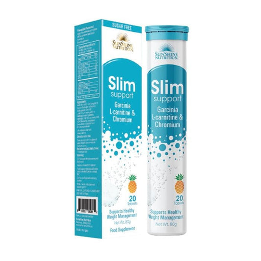 Sunshine Nutrition Slim Support Efferv Pineapple 20 Tablets