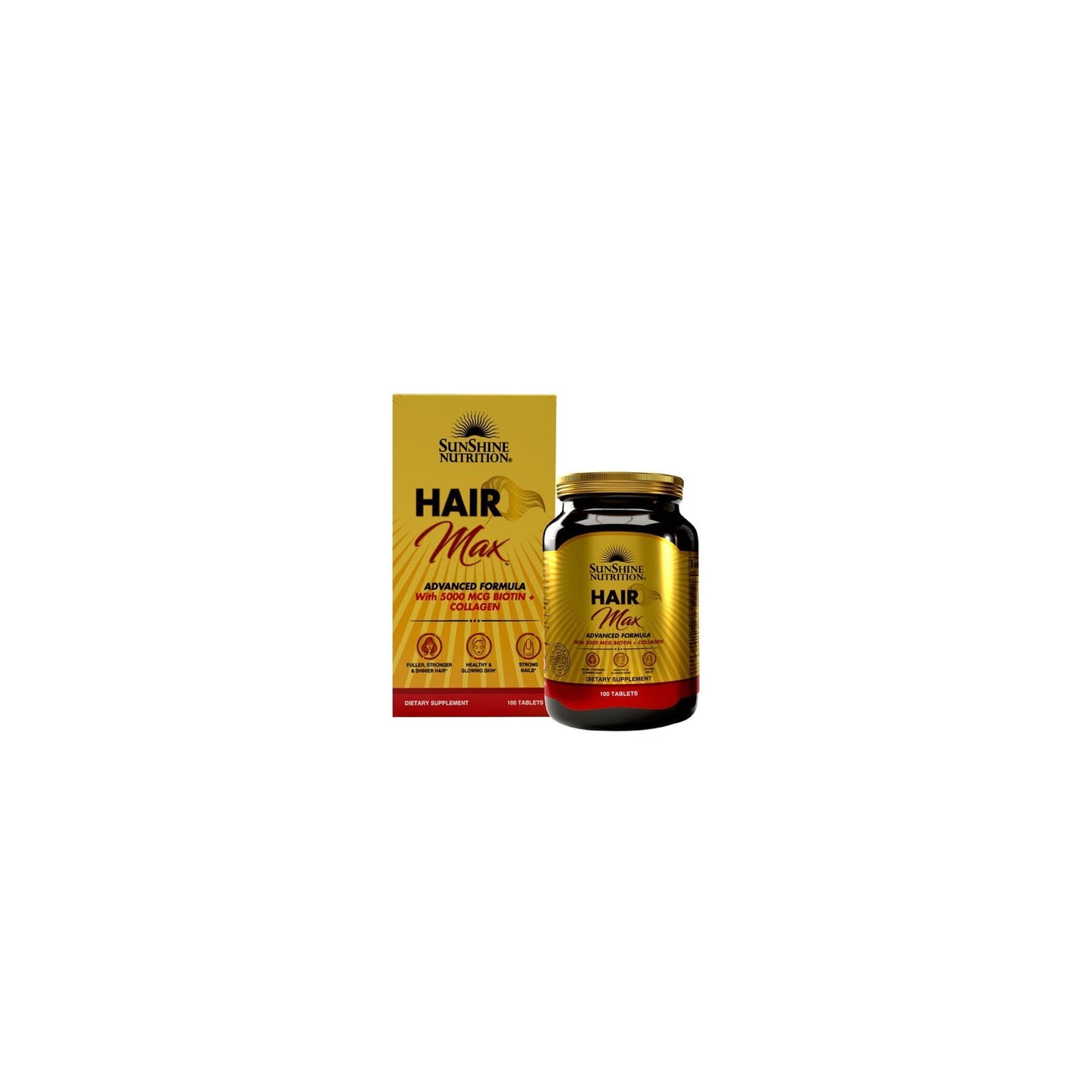 Sunshine Nutrition Hair Max 100 Tabletslets