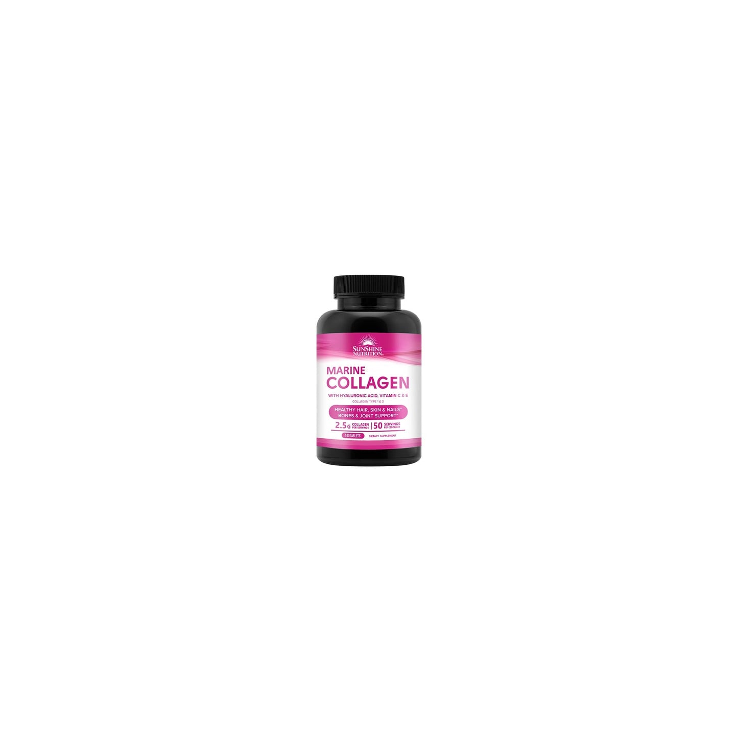 Sunshine Nutrition Marine Collagen With Vitamine C&E 100 Tablets