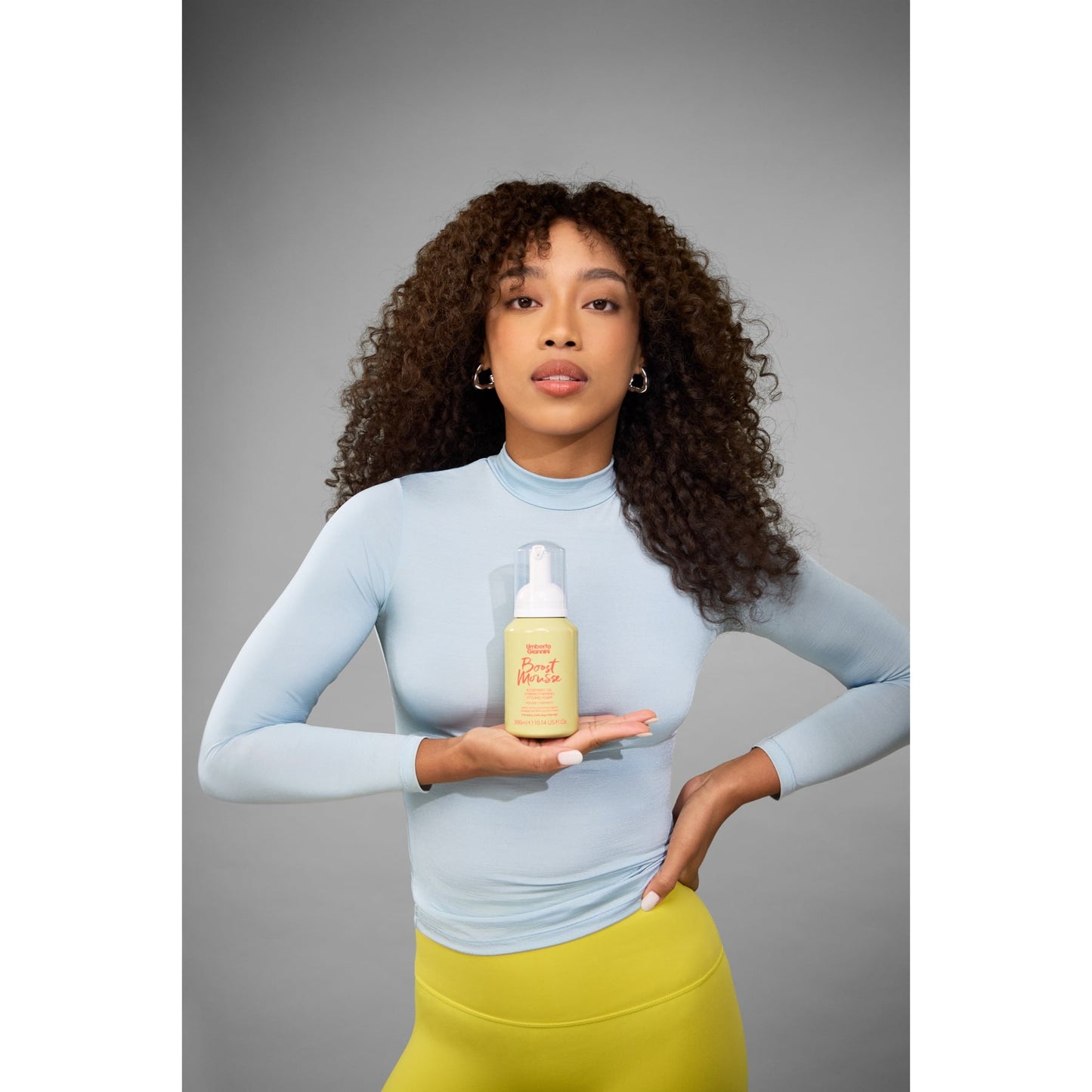 Umberto Giannini Boost Mousse Rosemary Oil Strengthing Styling Foam 290ml