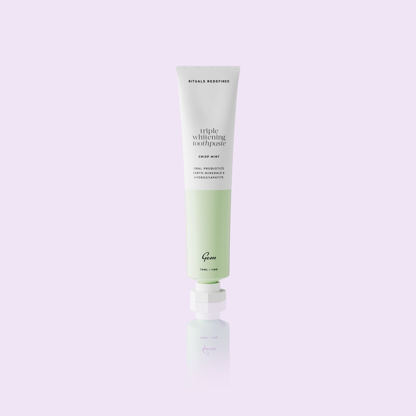 Gem Triple Whitening Toothpaste Crisp Mint 100g