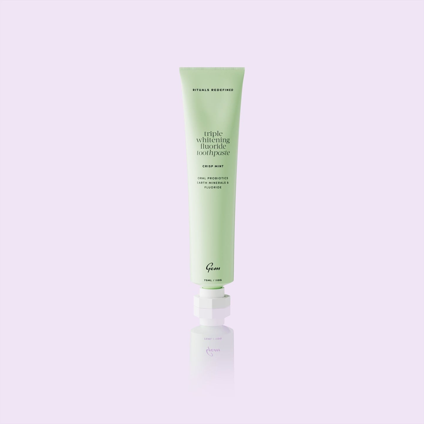 Gem Triple Whitening Toothpaste Fluoride Mint 100g