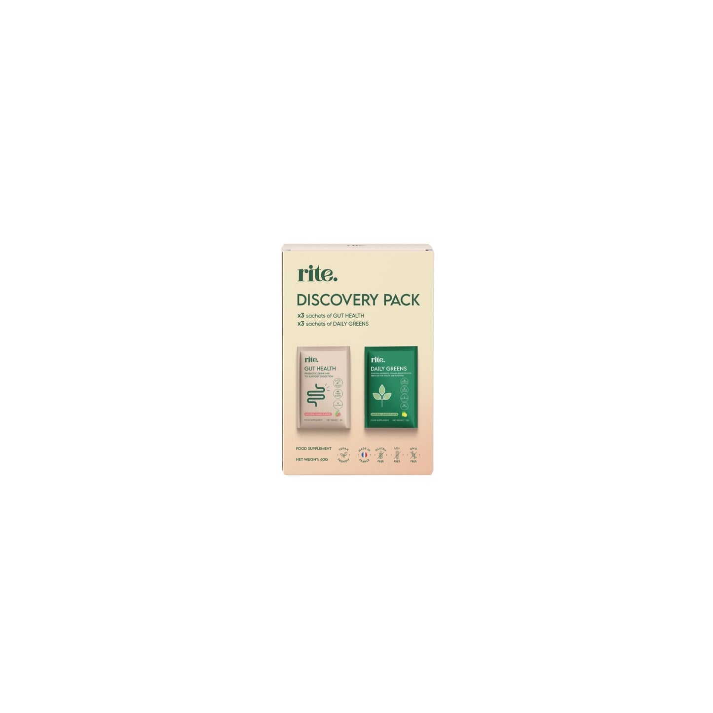 Rite Discovery Box 6 Sachets Gut Health & Daily Greens