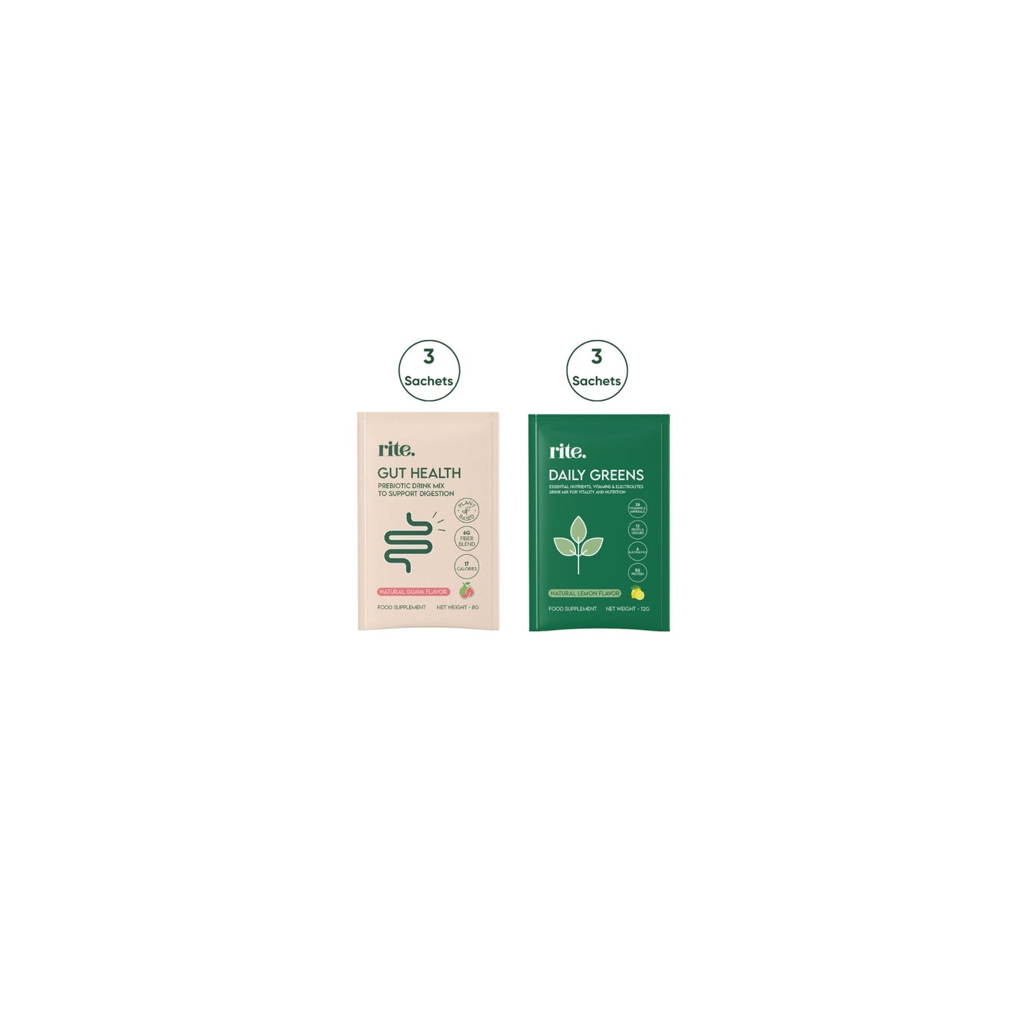 Rite Discovery Box 6 Sachets Gut Health & Daily Greens