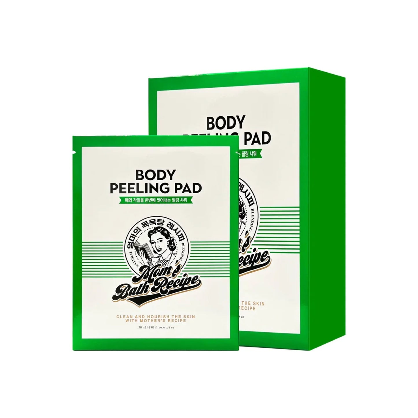 Mom's Bath Recipe Body Peeling Pad 30ml/25ml * 8ea