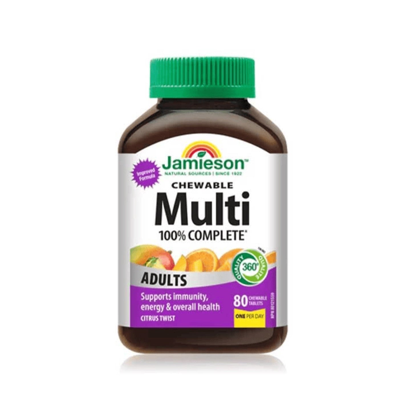 Jamieson Vitamins Adult Chewable Multivitamins 60 Tablets