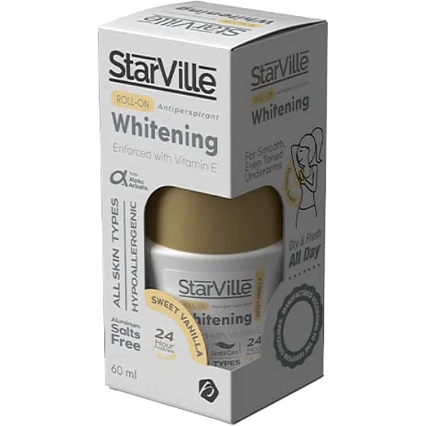 Starville Whitening Roll on Sweet Vanilla 60 Ml