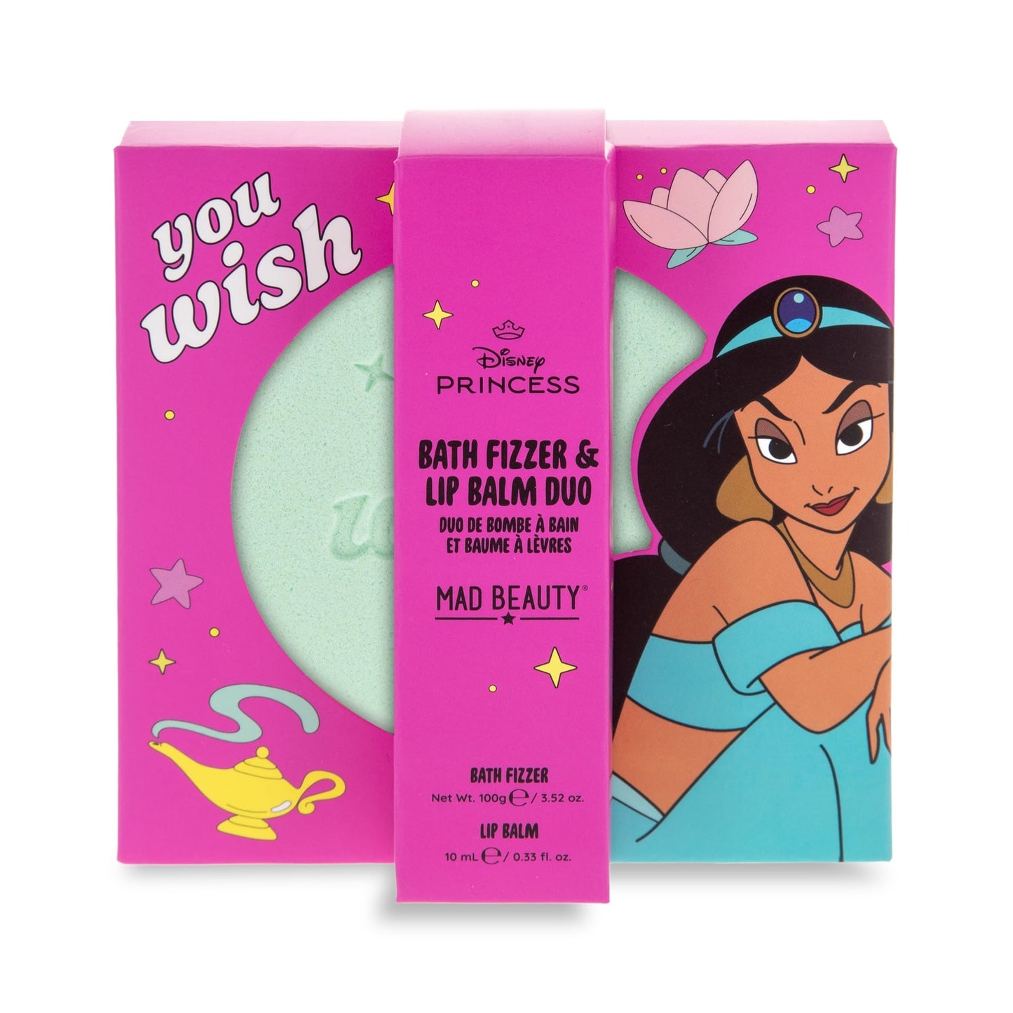 Mad Beauty Disney Princess Express Yourself - Bath Fizzer & Lip Balm Set Jasmine