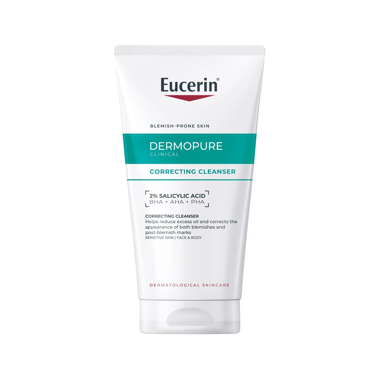 جل التنظيف المنقي Eucerin Dermopure Clinical للبشرة المعرضة للشوائب وحب الشباب، 200 مل