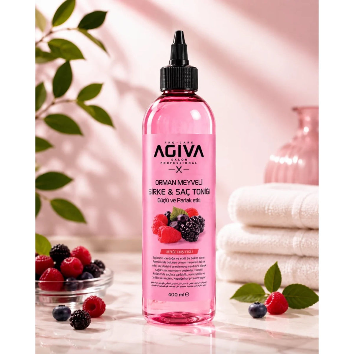 Agiva Raspberry Vinegar Anti-dandruff and Hair Tonic - 400ml