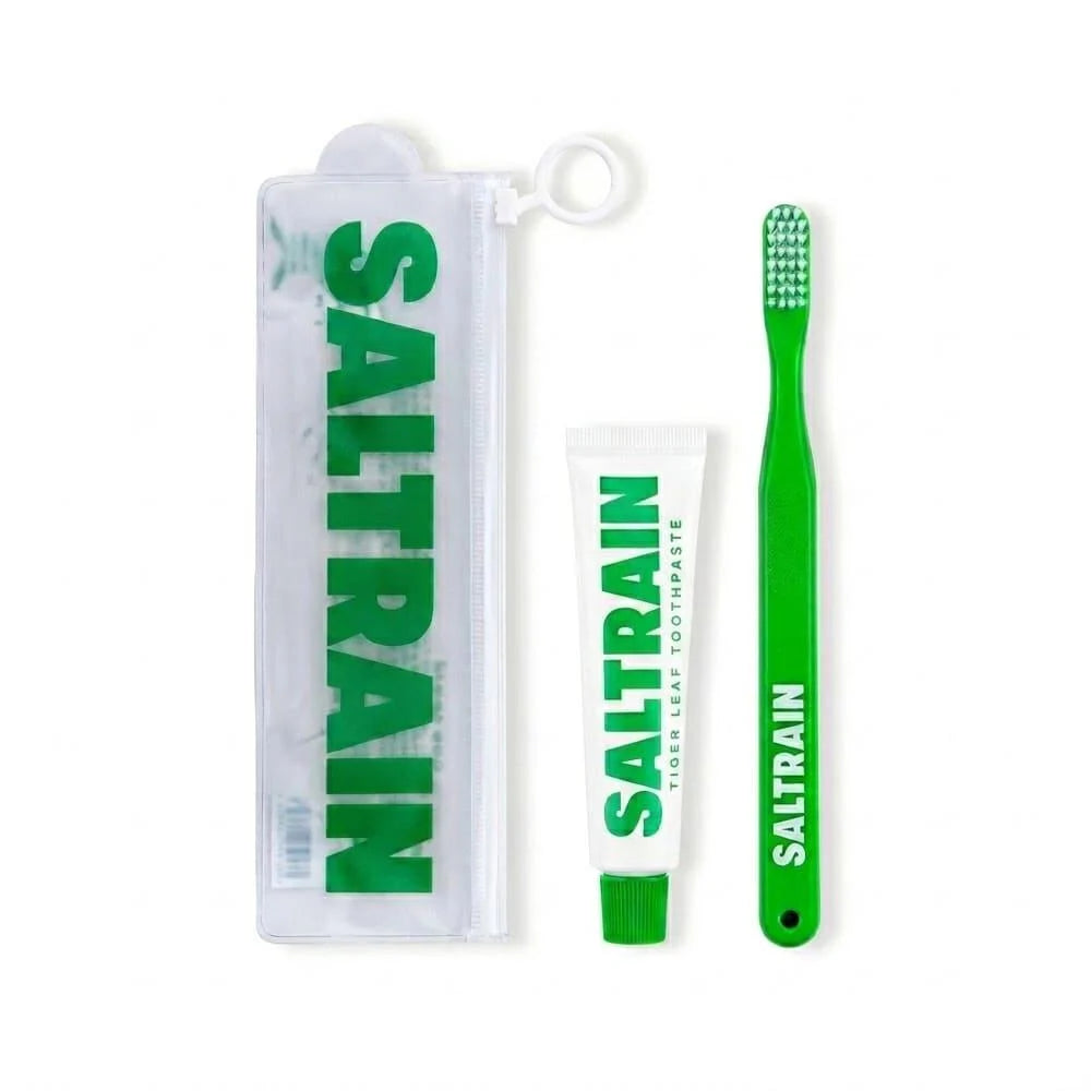 Saltrain Tiger Leaf Toothpaste With Brush, Ultra Fresh - 30g