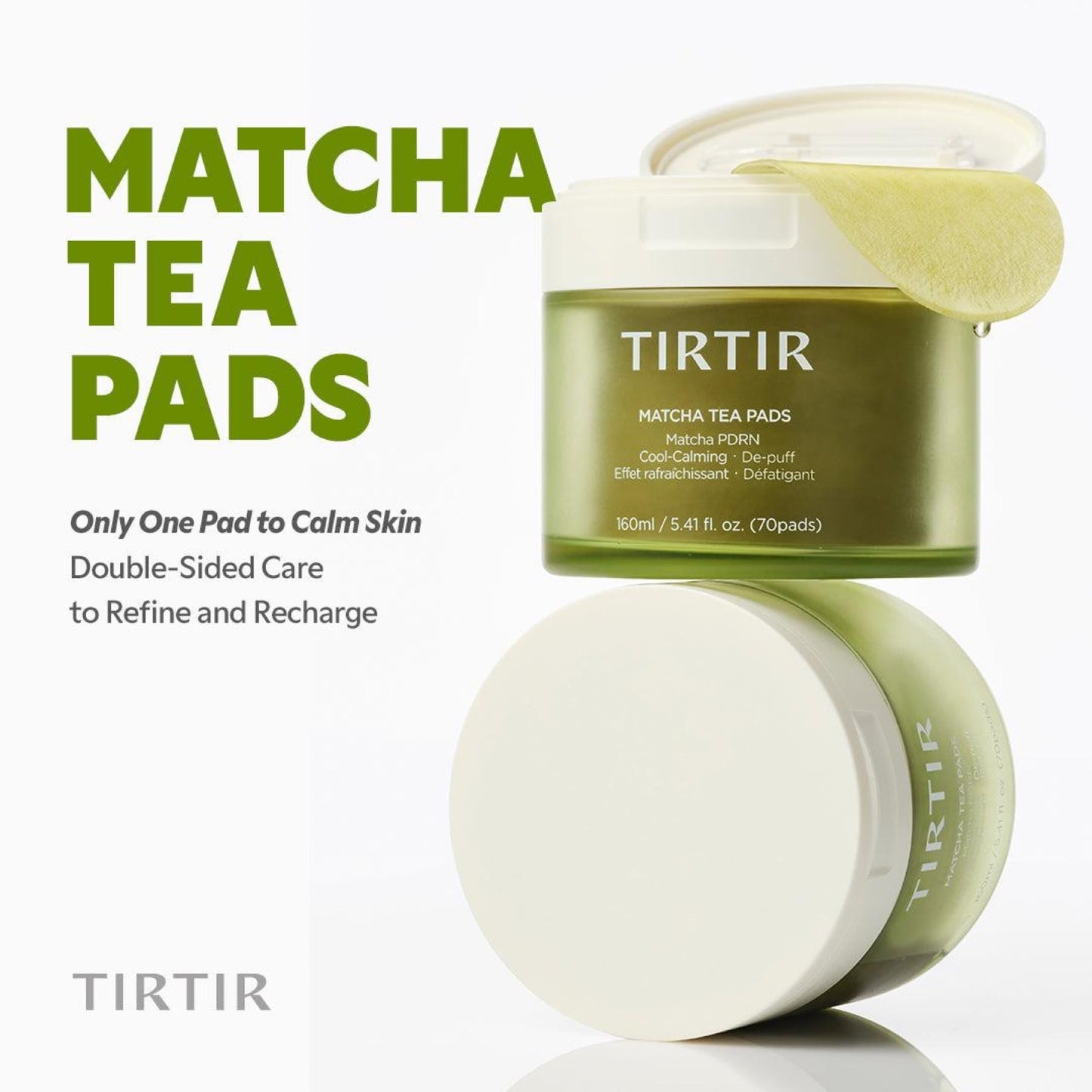 Tirtir Matcha Tea Pads 160ml