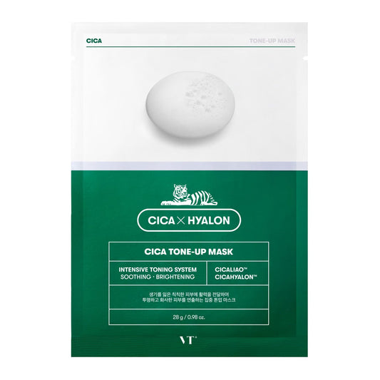 Cica Tone-Up Brightening Sheet Mask Hyalon 6pcs 28g