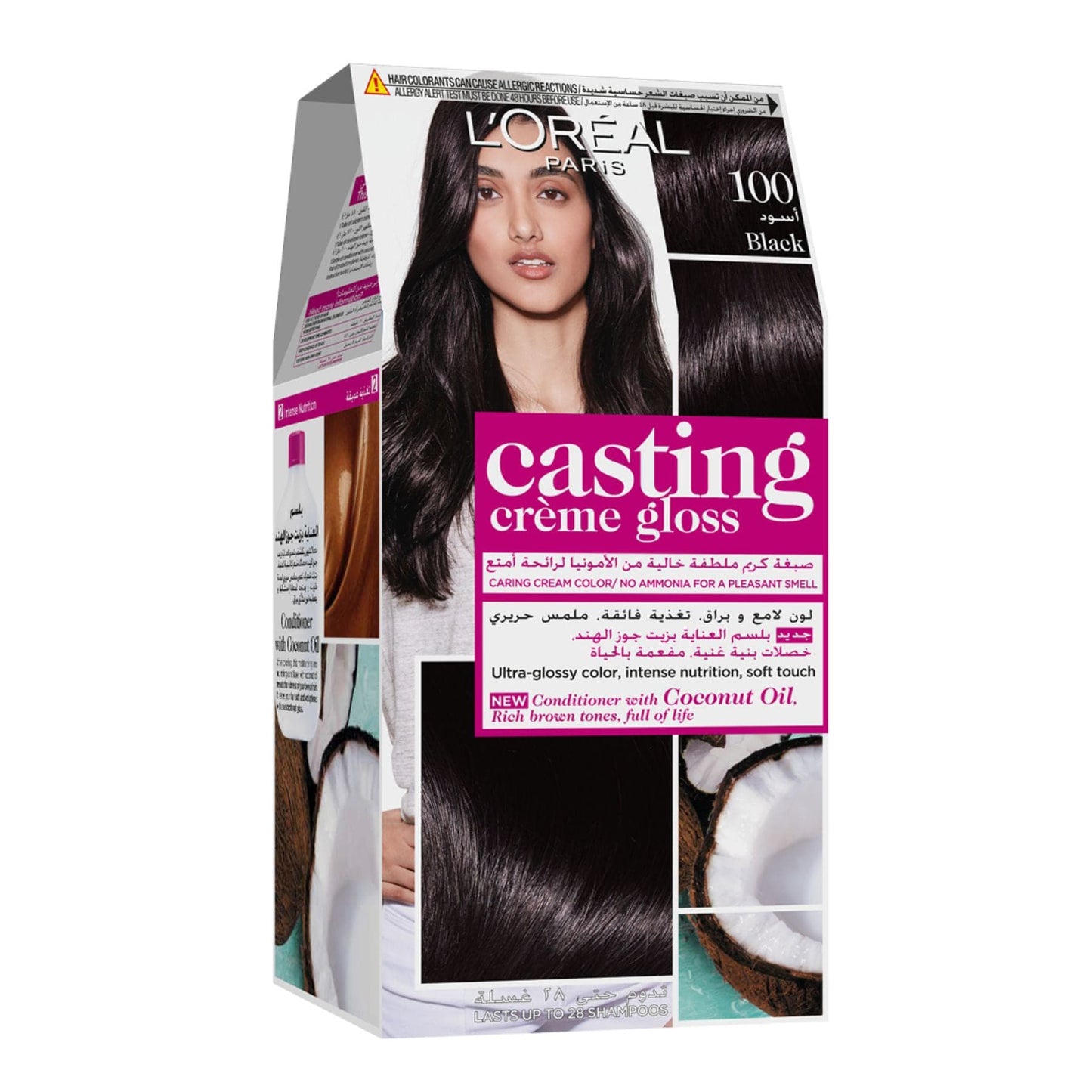 L'Oréal Paris Casting Cream Gloss 100 Black Licorice