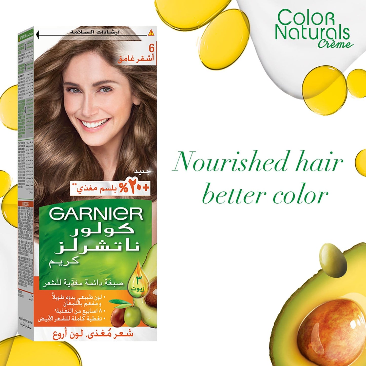 Garnier Colour Naturals Hair Colour 6 Dark Blond