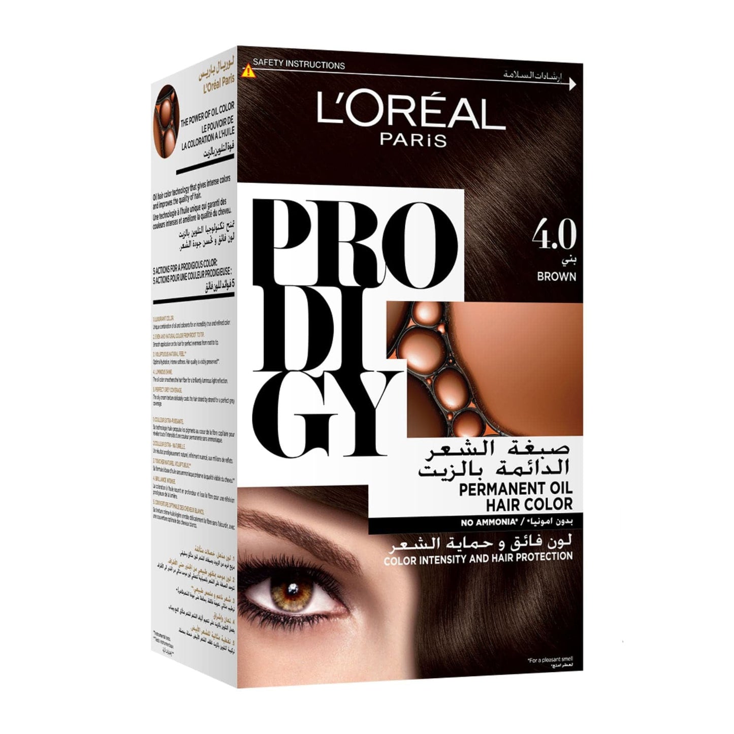 L'Oreal Paris Prodigy No Ammonia Permanent Hair Colour 60ml