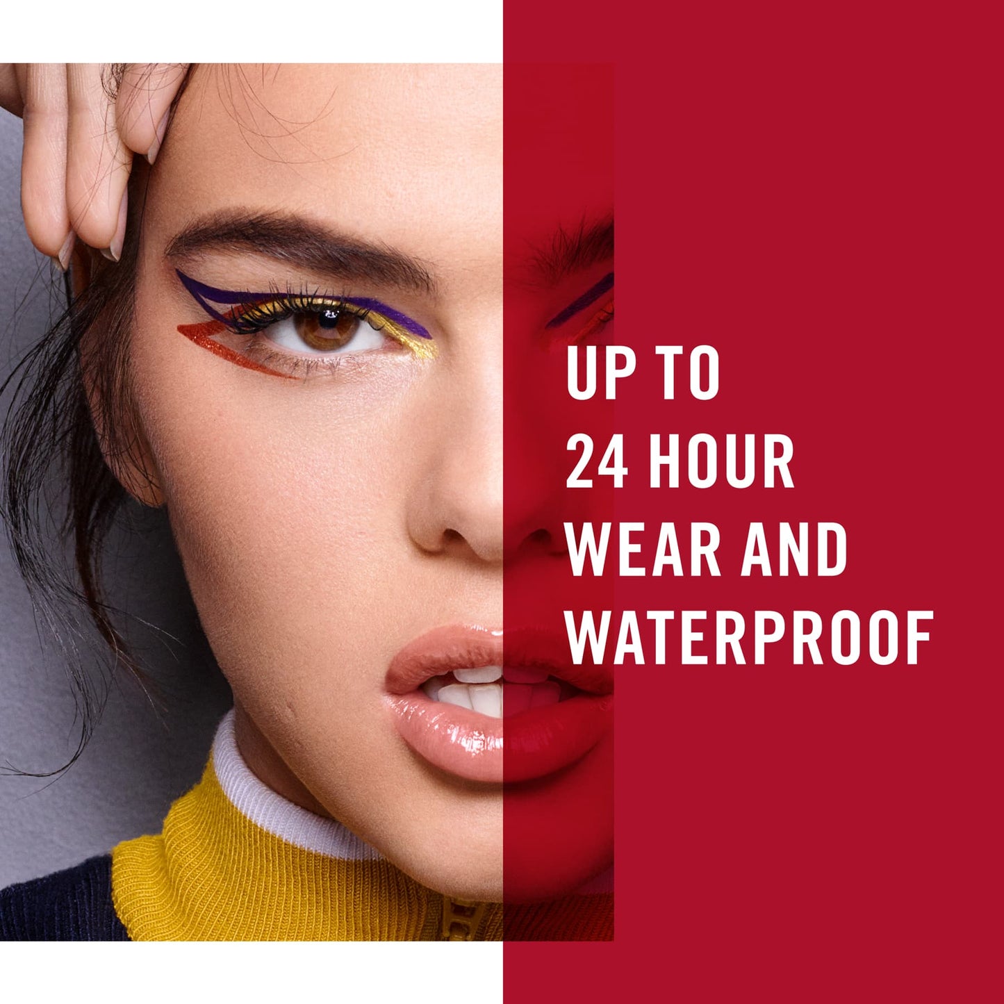 Wonder'Proof 24Hr Waterproof Colour Liquid Eyeliner 1.4ml 007 Shiny Gold|1.4ml