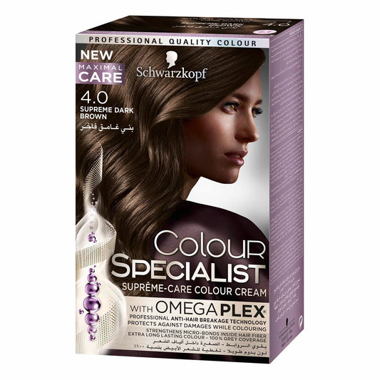 Colour Specialist Supreme Care Colour Cream 60ml 4.0 Supreme Dark Brown