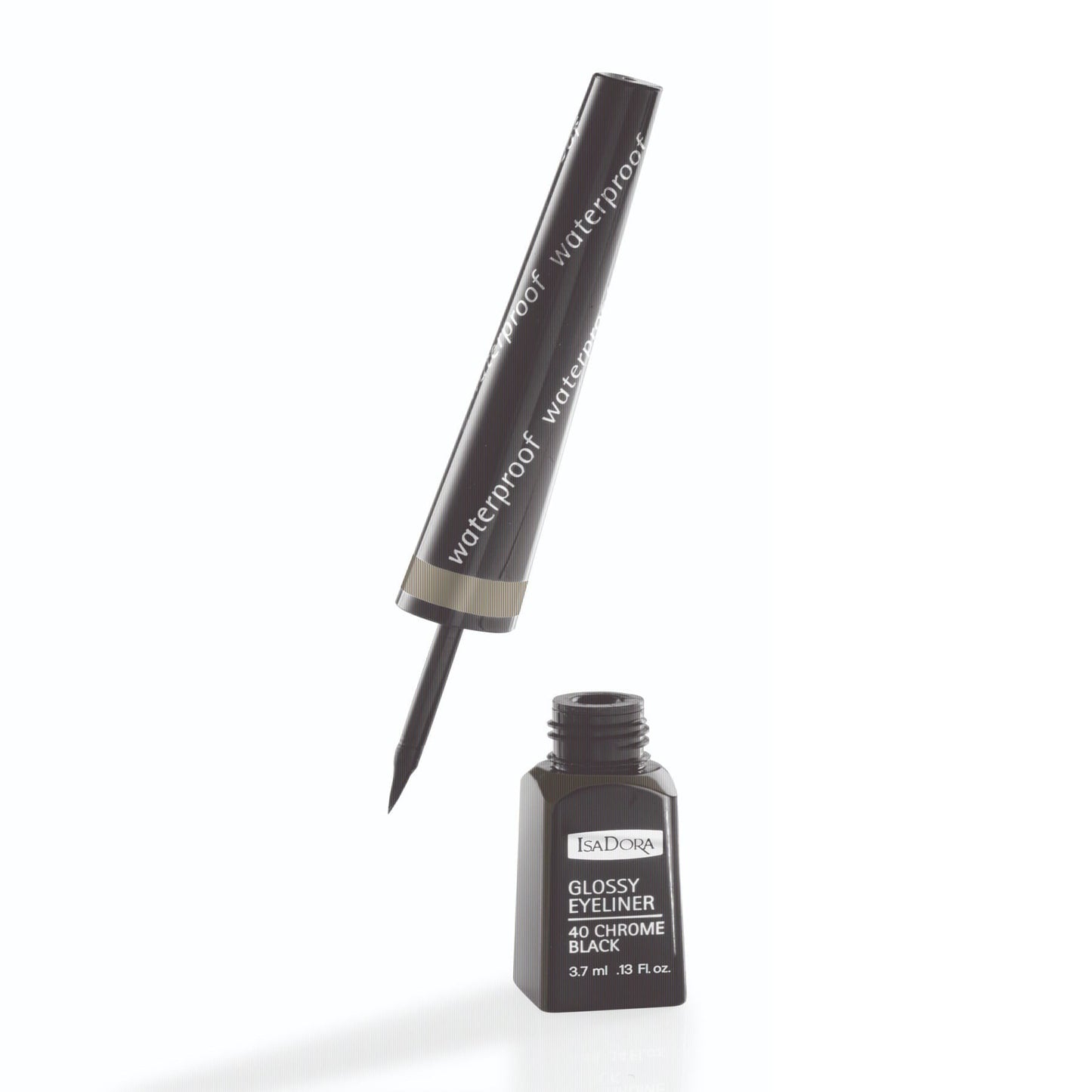 Glossy Liquid Eyeliner 40 Chrome Black 3.7ml Chrome Black|3.7ml