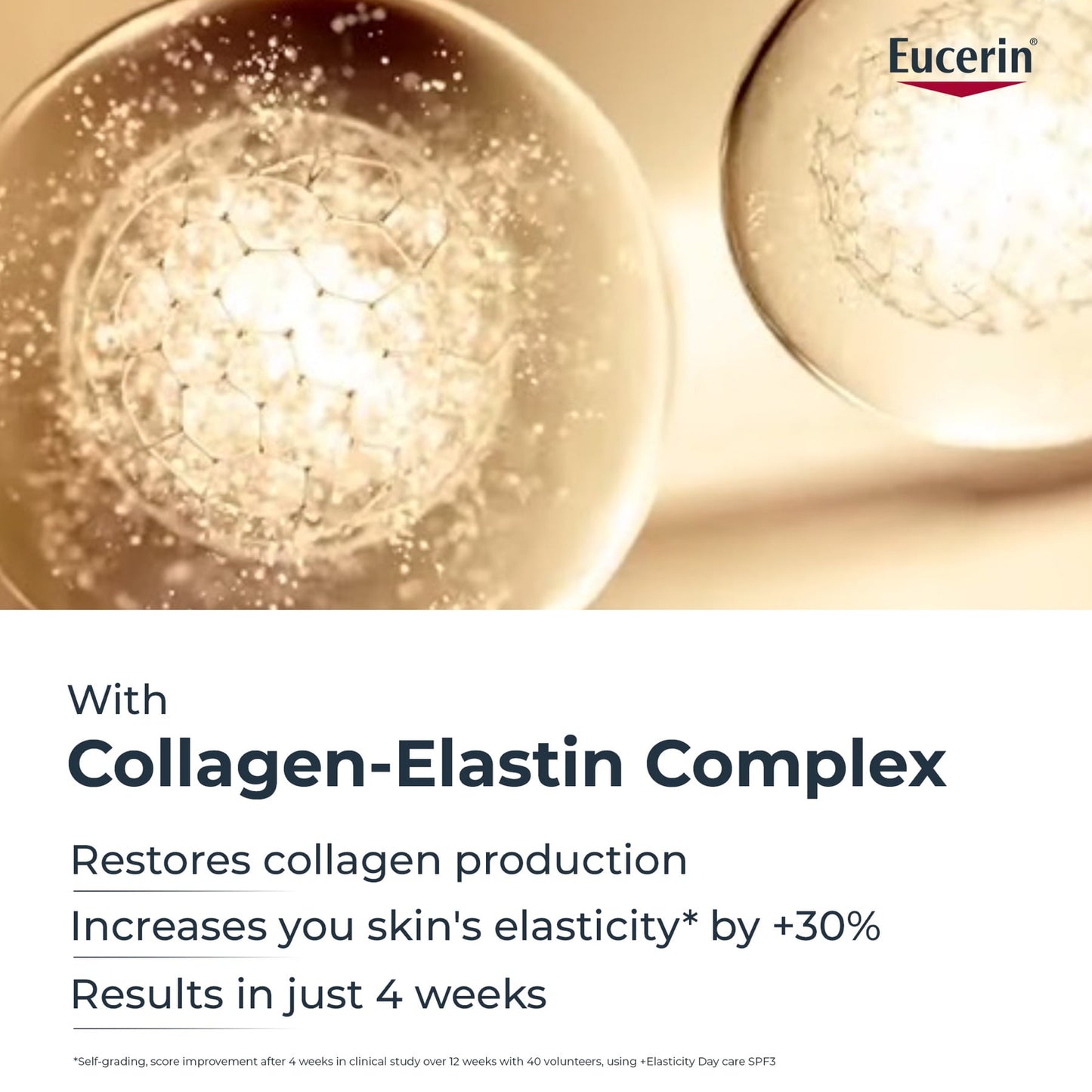 كريم نهاري مضاد للشيخوخة من يوسيرين هيالورون فيلر + مرونة للوجه بعامل حماية من الشمس 15، 50 مل