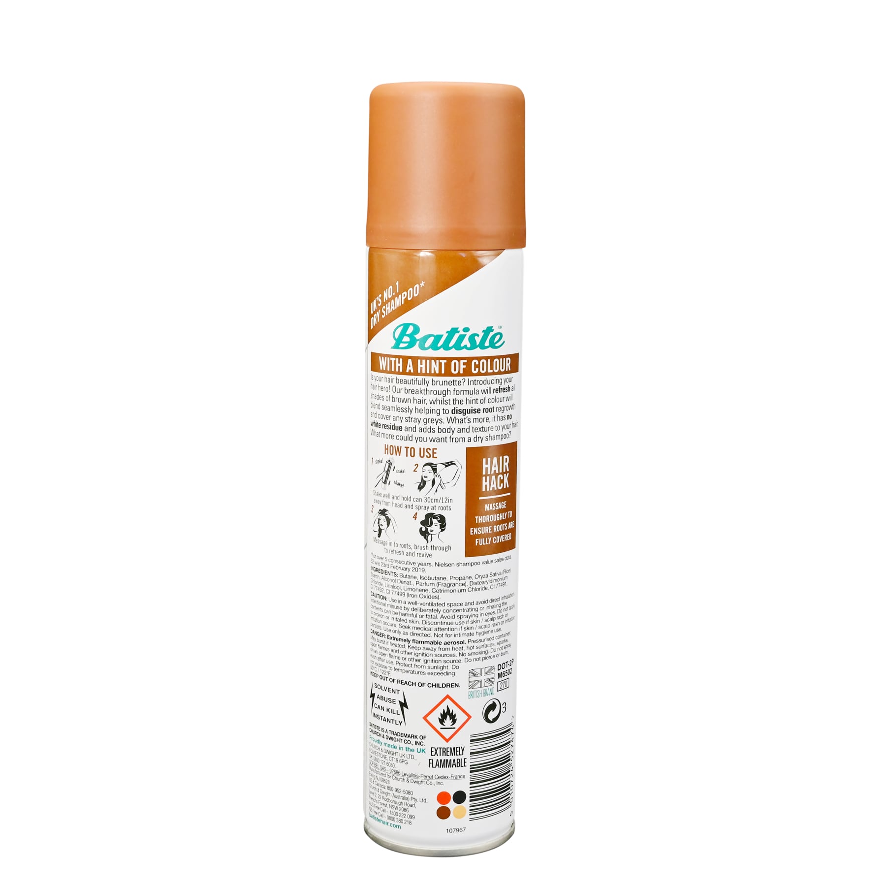 Beautiful Brunette Dry Shampoo 200ml