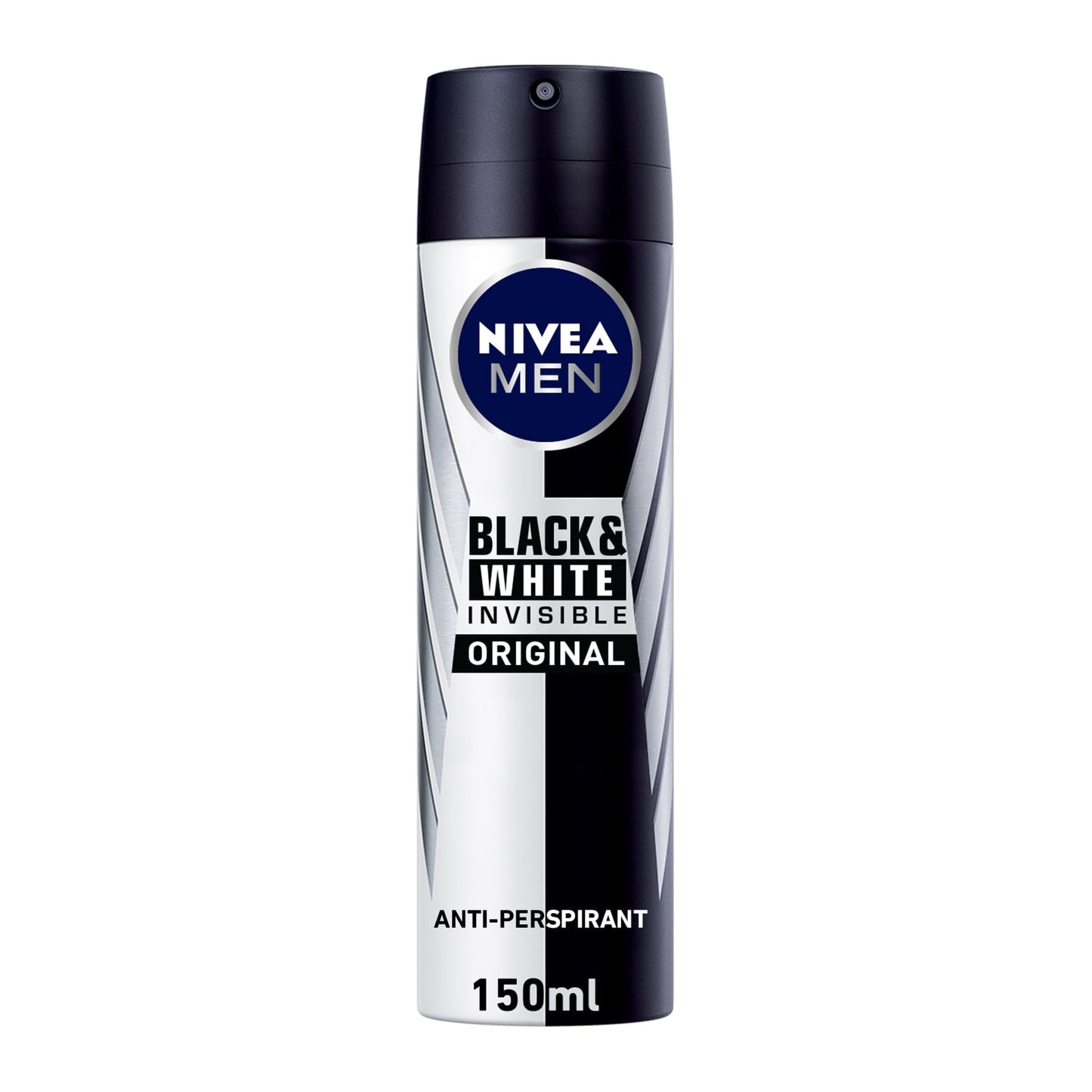 Men Anti-Perspirant Deodorant Spray Black & White Invisible Original 150ml