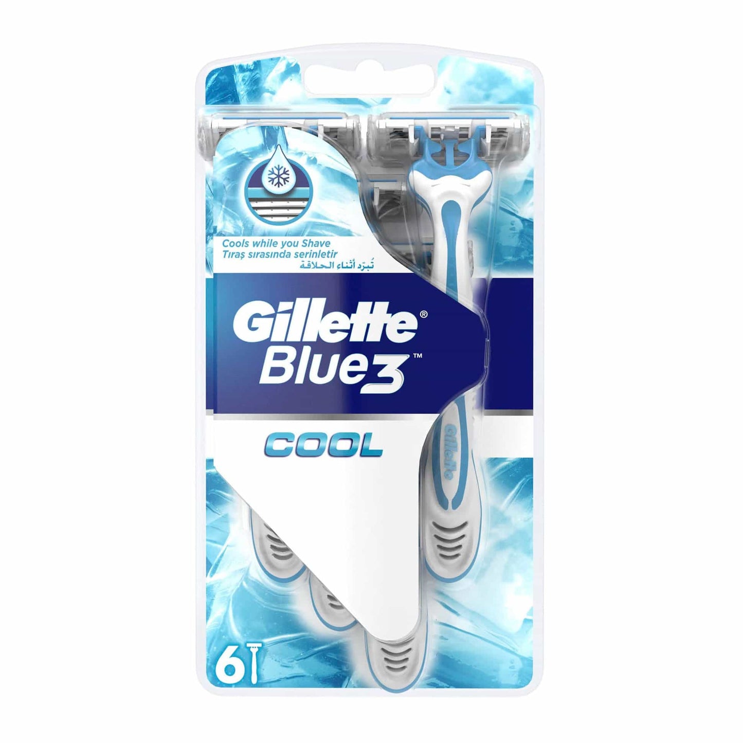 Blue3 Cool Disposable Razor 6pcs