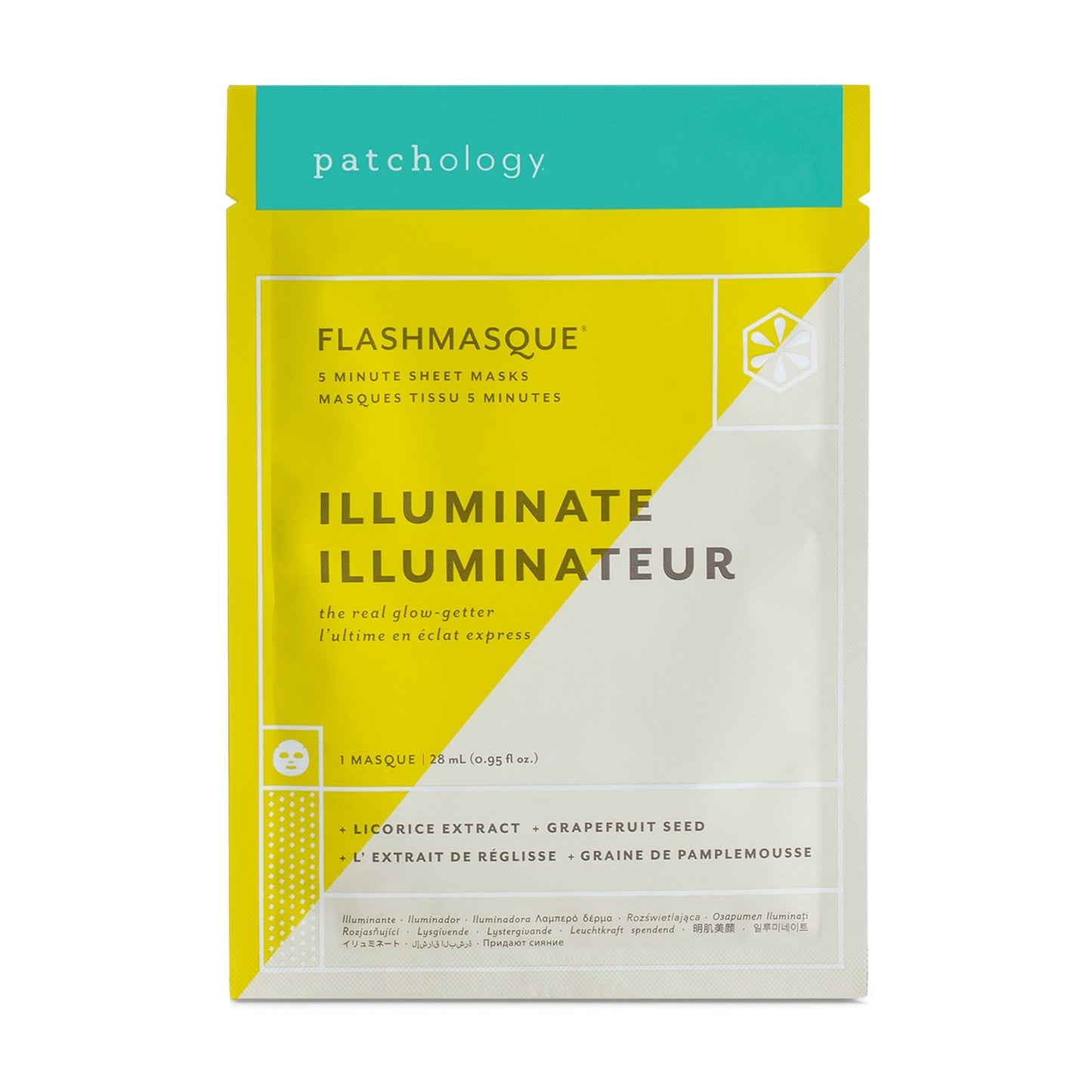 FlashMasque Illuminate Sheet Mask 1pc