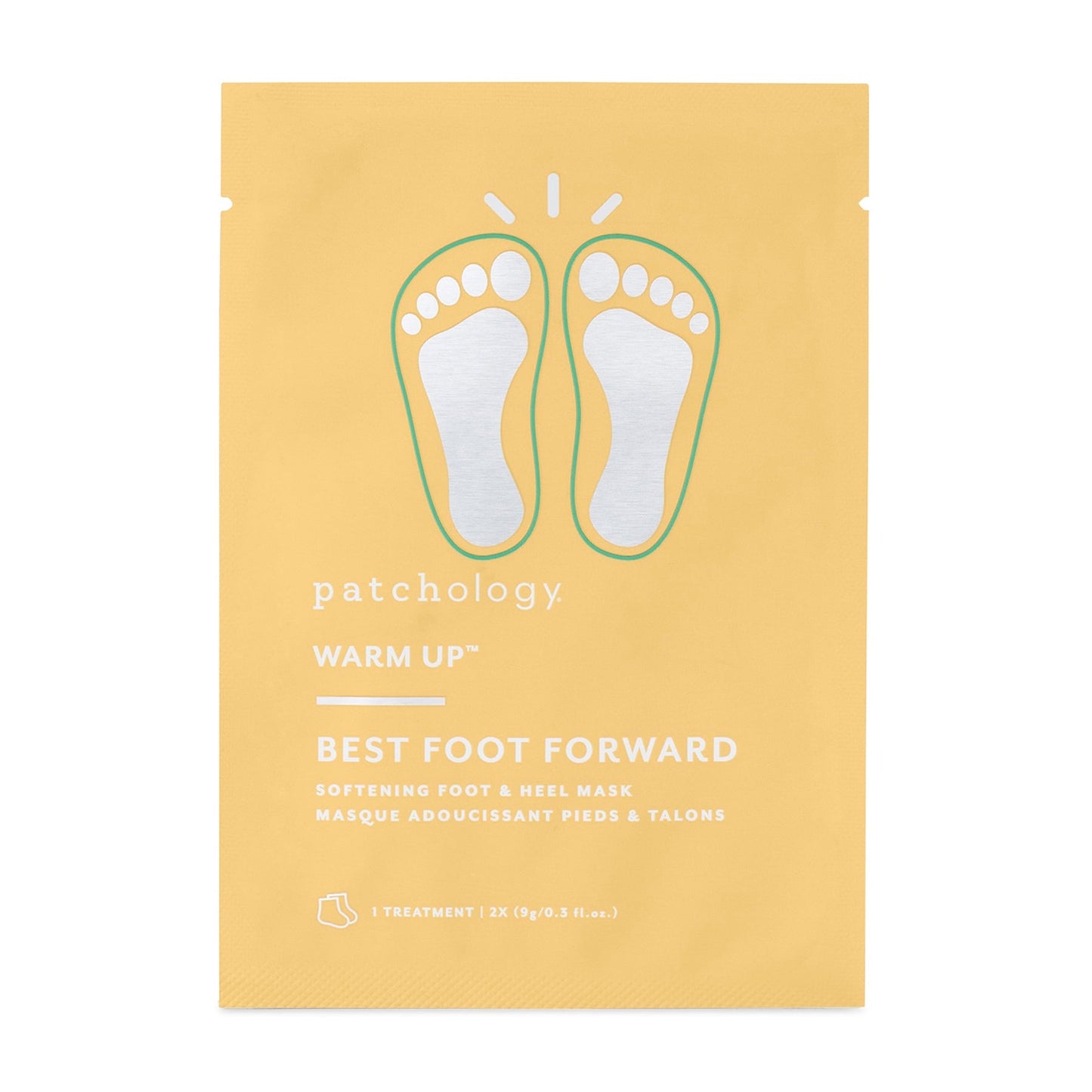 Warm Up Best Foot Forward Softening Foot & Heel Mask 1 pair