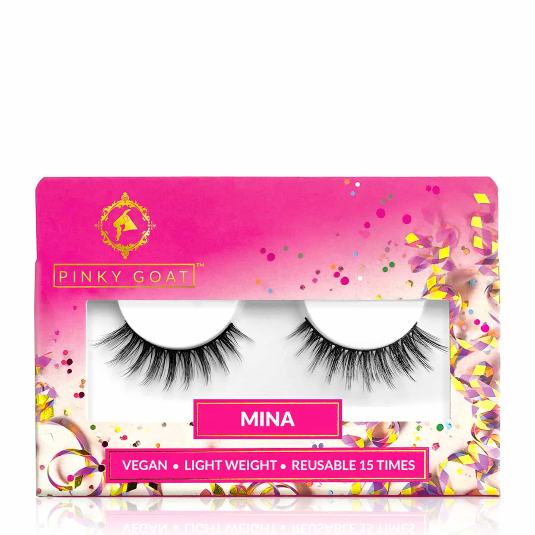 Mina False Eyelashes Vegan 1 pair 9.5g