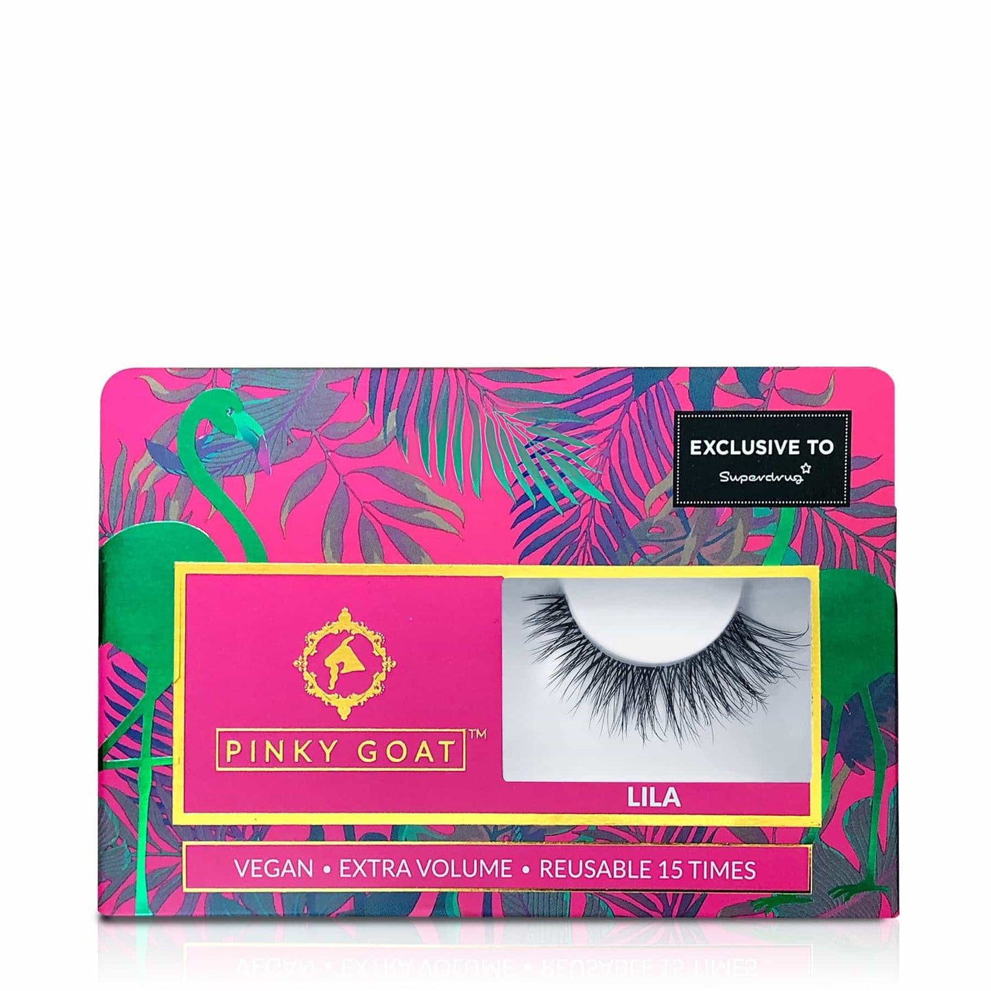 Pinky Goat Lila False Eyelashes Vegan 1 pair