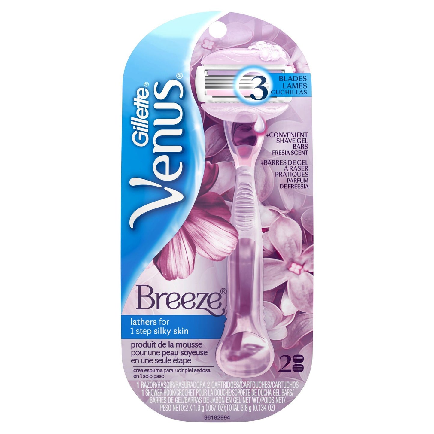 Breeze Women's Razor + 2 Blades