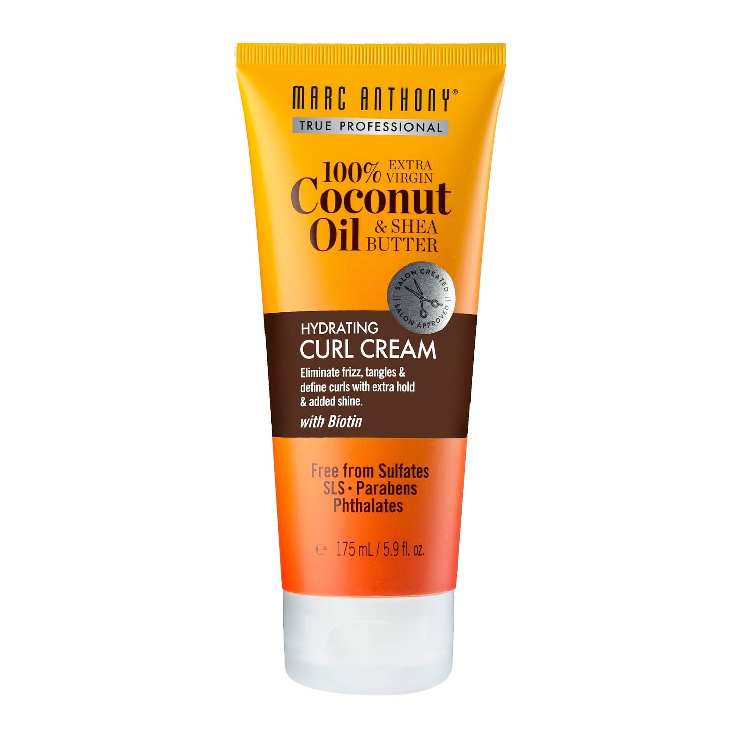 Hydrating Curl Cream Leave-In Conditioner Coconut Oil & Shea Butter 175ml 174ml