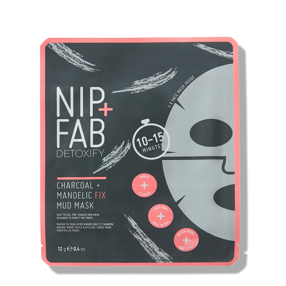 Nip+Fab Detoxify Charcoal + Mandelic Fix Mud Sheet Mask 1 sheet