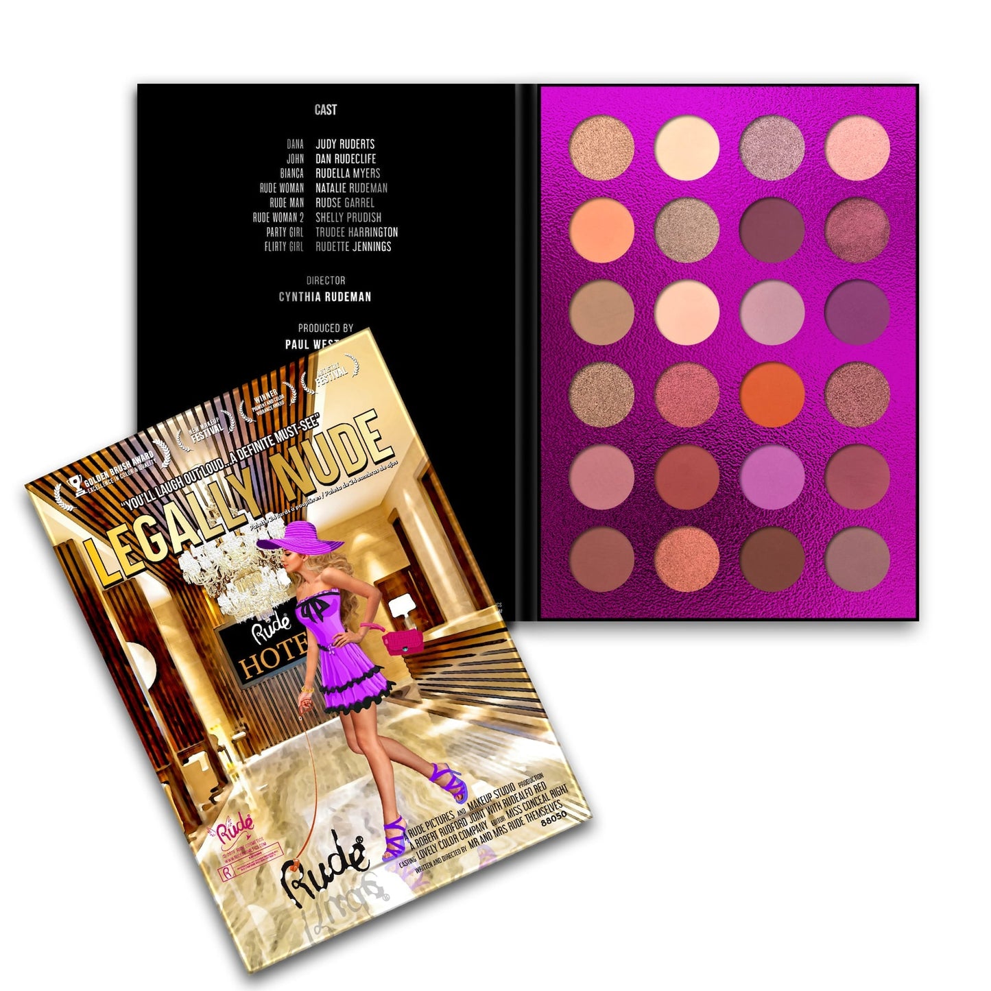 Eyeshadow Palette Legally Nude - 24 shades Legally Nude|28g