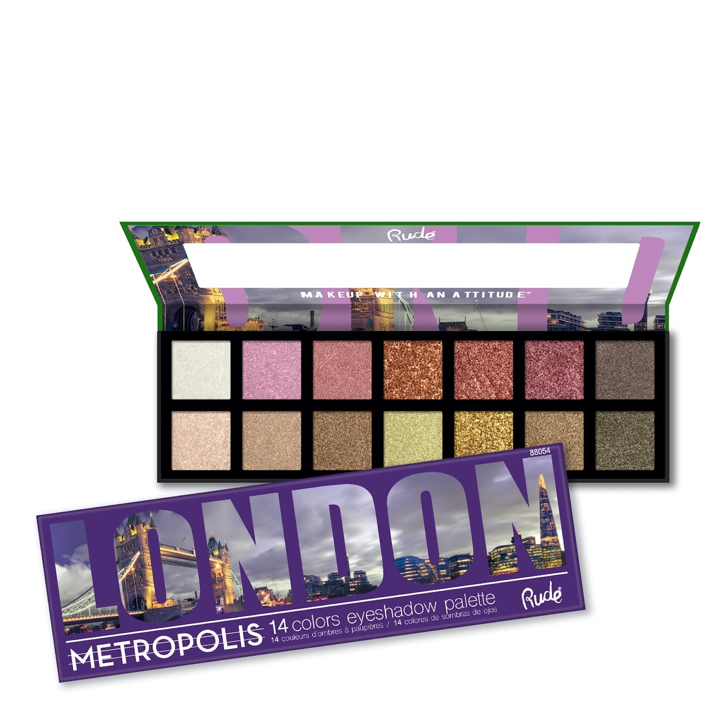 Metropolis Eyeshadow Palette - 14 shades London|15g