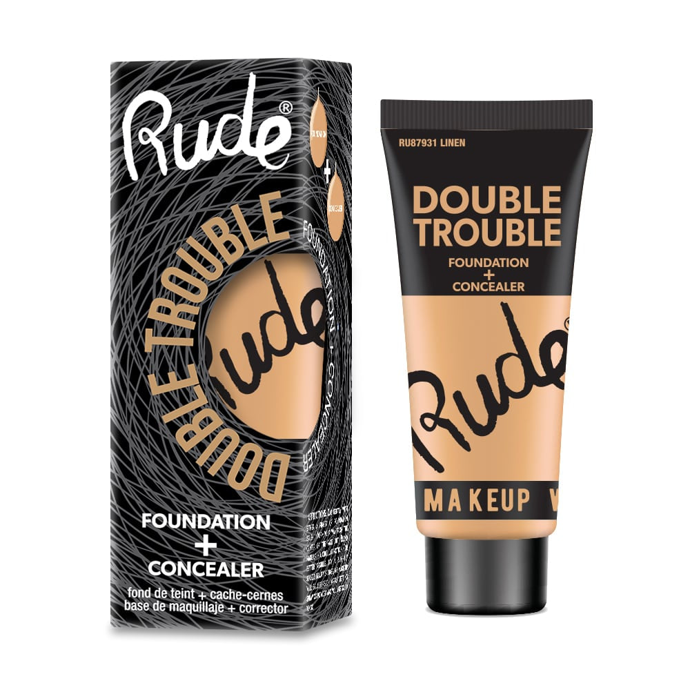 Double Trouble Natural Finish Foundation + Concealer 30ml Tan|30ml