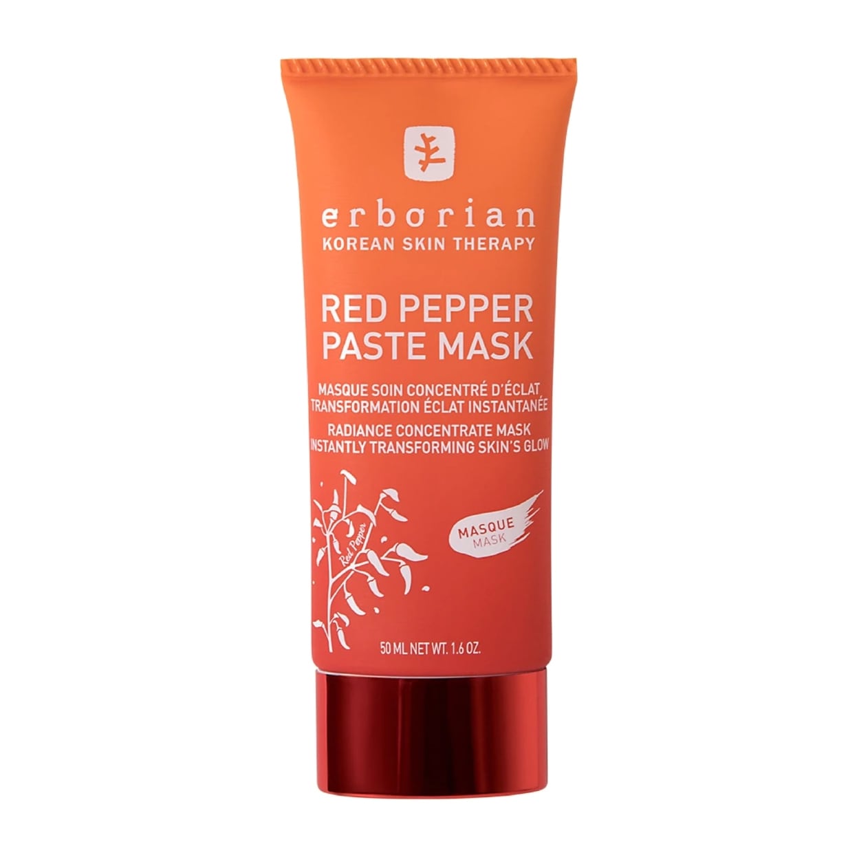 Erborian Red Pepper Revitalising Paste Exfoliating Mask 50ml 50ml
