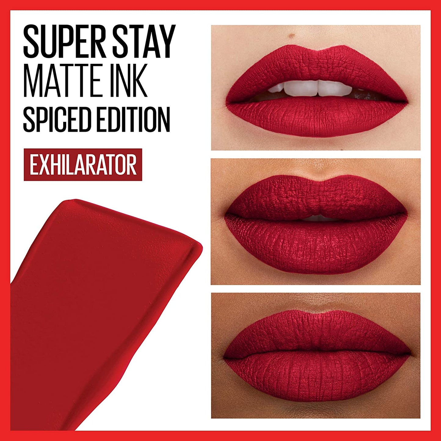 Superstay Matte Ink Spiced Matte Lipstick 5ml 340 Exhilarator|5ml