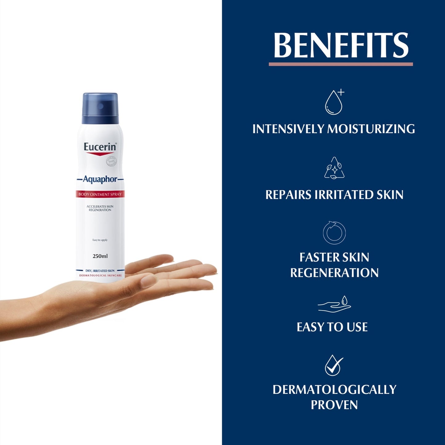 Eucerin Aquaphor Body Ointment Spray 250ml