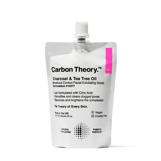 Breakout Control Facial Exfoliating Scrub Charcoal & Tea Tree Oil  125ml 125ml