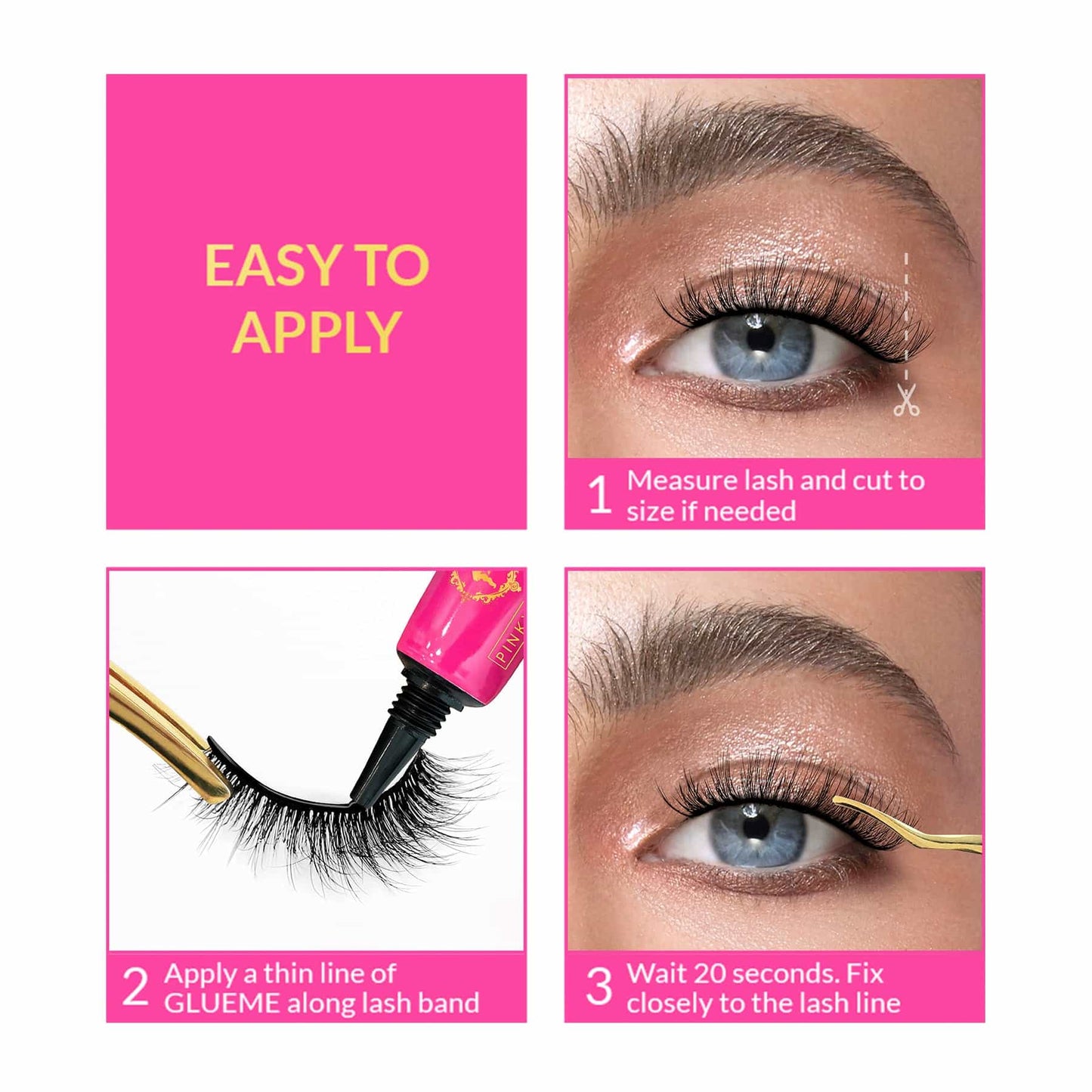 Jamila Volumising Vegan False Eyelashes 1 pair