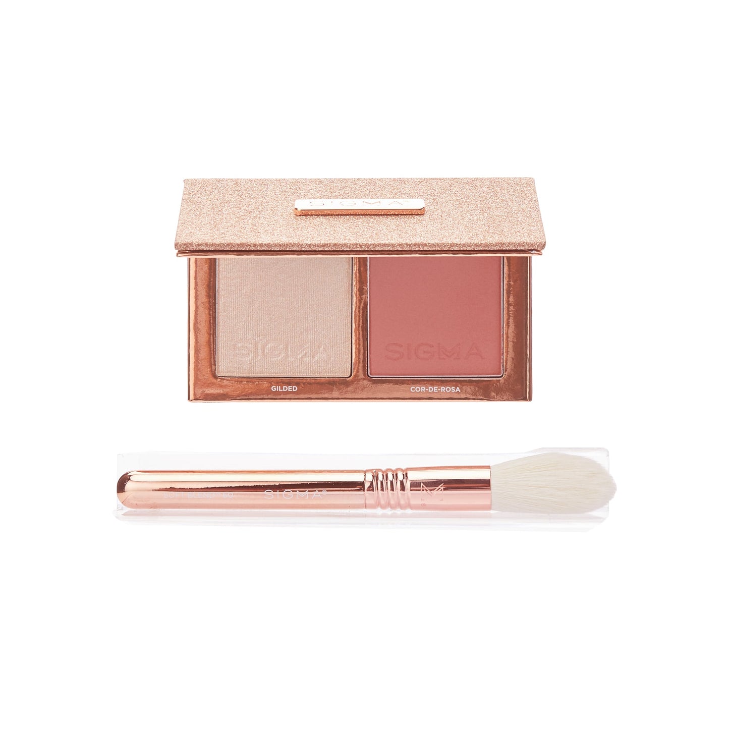 Rose Glow Cheek Duo Makeup Set 2pcs 2pcs